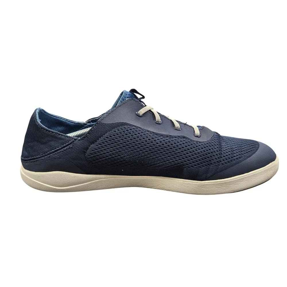 OluKai Moku Pae Mens 14 Trench Blue Mesh Boat Shoe Drop-In Heel Slip-On Sneakers